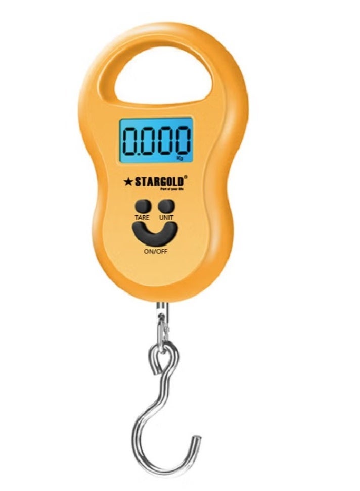 Stargold Handheld Baggage Scale 50 KG – Portable Travel Suitcase Scale with LCD Backlit Display, 4 Unit Conversions, Lightweight, Accurate, and Easy-to-Use for Travel, Home, and Cargo - Image 2